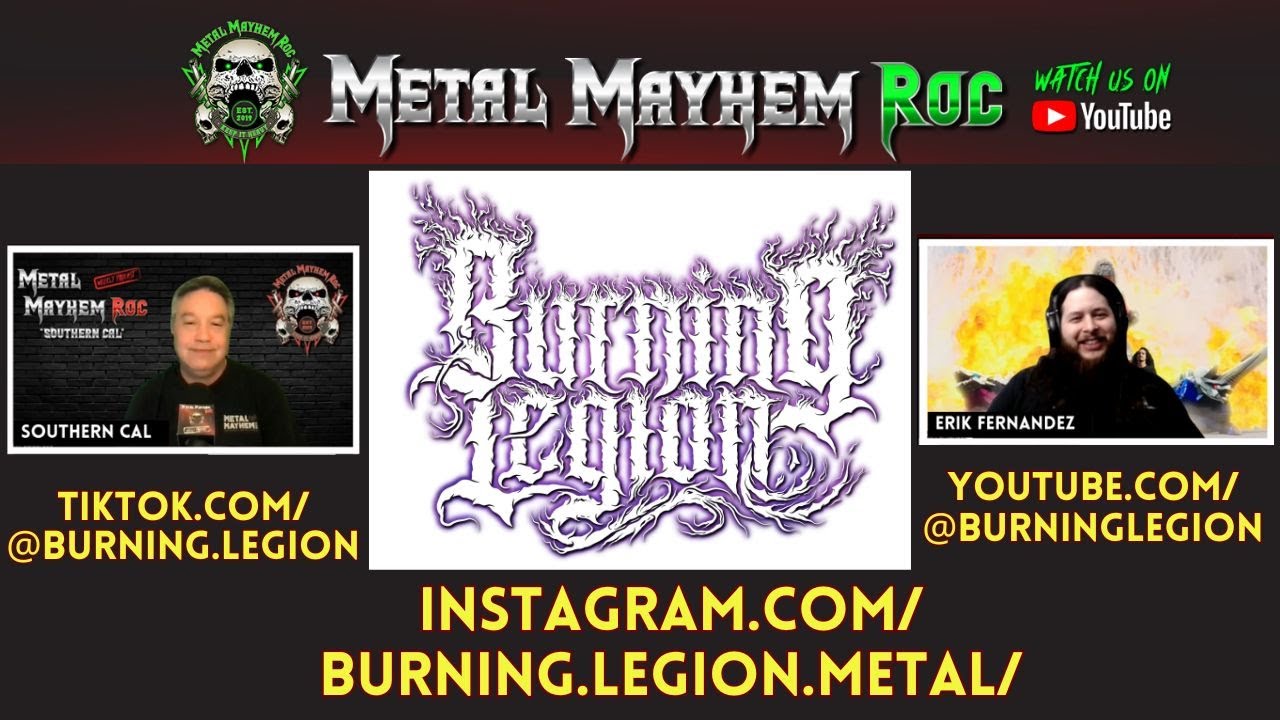 BURNING LEGION- Inside their "Relentless Attack" of metal and the new "En Sabah Nur" CD .