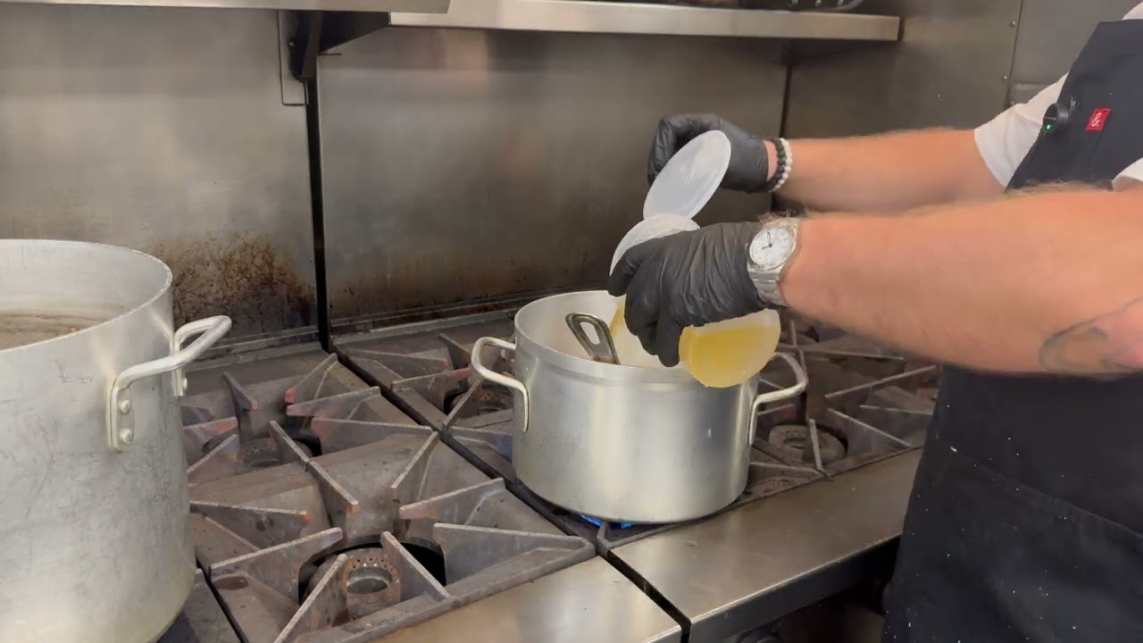 Lemon White Wine Sauce Prep