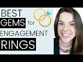 Top 4 Gems for Engagement Rings | What's the Best Gemstone? WITH IMAGES #engagementrings #whattobuy
