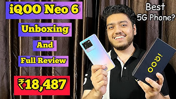 iQOO neo 6 ₹18,487 🔥iQOO neo 6 Cyber rage unboxing and full review in Hindi🔥Camera | Battery test