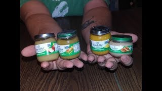 Baby Food Thanksgiving Dinner Challenge Vomit Alert