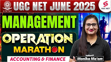 UGC NET Management Paper 2 Marathon | Accounting & Finance UGC NET By Monika Mam