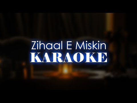 Zihaal E Miskin | Karaoke - Vishal Mishra, Shreya Ghoshal