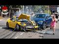 58 Moments Filmed Seconds Before Disaster Strikes |  Compilation of idiots in cars