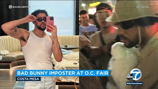 Bad Bunny imposter sparks chaos at OC Fair