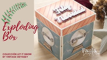 Exploding box "Let it snow" (VIDEOTUTORIAL)