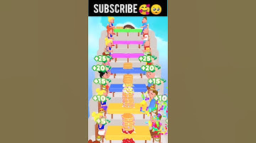 Pancake run gameplay walkthrough | android, iOS mobile | New update | all levels #shorts games 😄💥