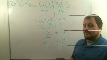 8th Grade Math Chapter 2 Lesson 4 Solving Equations with variables on both sides