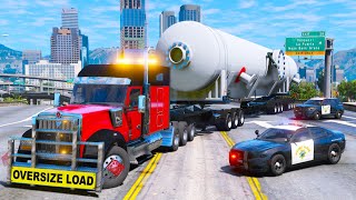 Hauling Biggest Oversize Load in GTA 5!