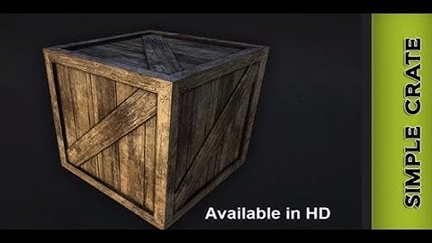 3D Modeling Beginners -  Creating a Crate Tutorial in Autodesk Maya 2013 HD