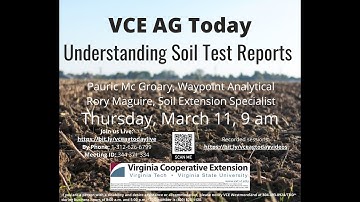 VCE AG Today: Understanding Soil Test Reports (VCE-1027-43NP)