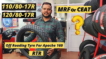 Off Road Tyre For Apache 160 RTR | Spiti Ride 2021 Preparation | Rynox Bag Repair