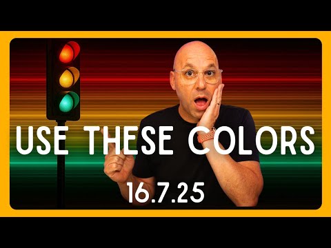 ⛔️ עצרו הכל  - בבורסה - אלו הצבעים שאתם חייבים להכיר!!! 🔴 🟡 🟢