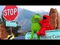 Kermit the Frog gets a NEW JOB greeting people at Colorado State Park!