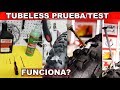 TUBELESS PRUEBA-TEST PINCHAZOS CON 4 DIFERENTES OBJETOS  /MTB CICLISMO