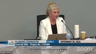 Planning Commission Meeting November 20, 2025