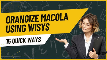 15 Quick Ways to Use WiSys for Organizing Macola Information