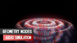 Blender Sound Reactive Geometry Nodes  Tutorial