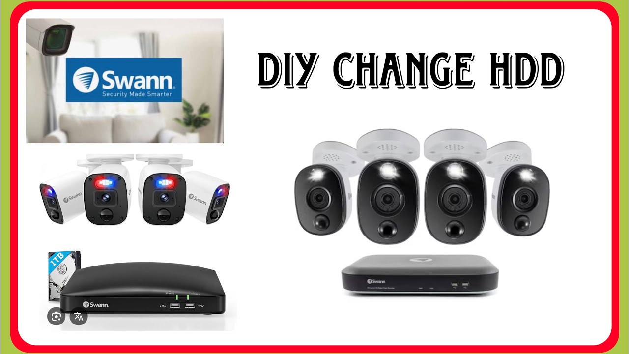 DIY SWANN DVR How To change HDD  and Format #diy #diyprojects  #cctvfootage 