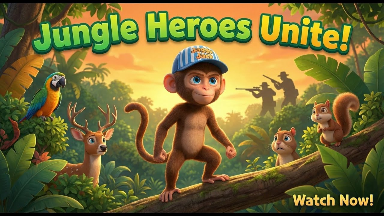 Jungle Heroes: The Brave Monkey's Mission to Save the Jungle!