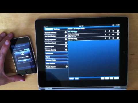 Sharing Screens Over Bluetooth - video from Set List Maker