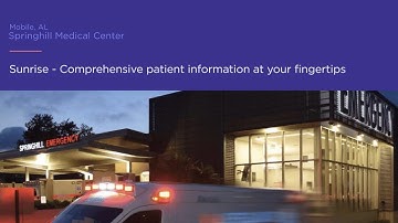 Sunrise | Comprehensive Patient Information at your Fingertips