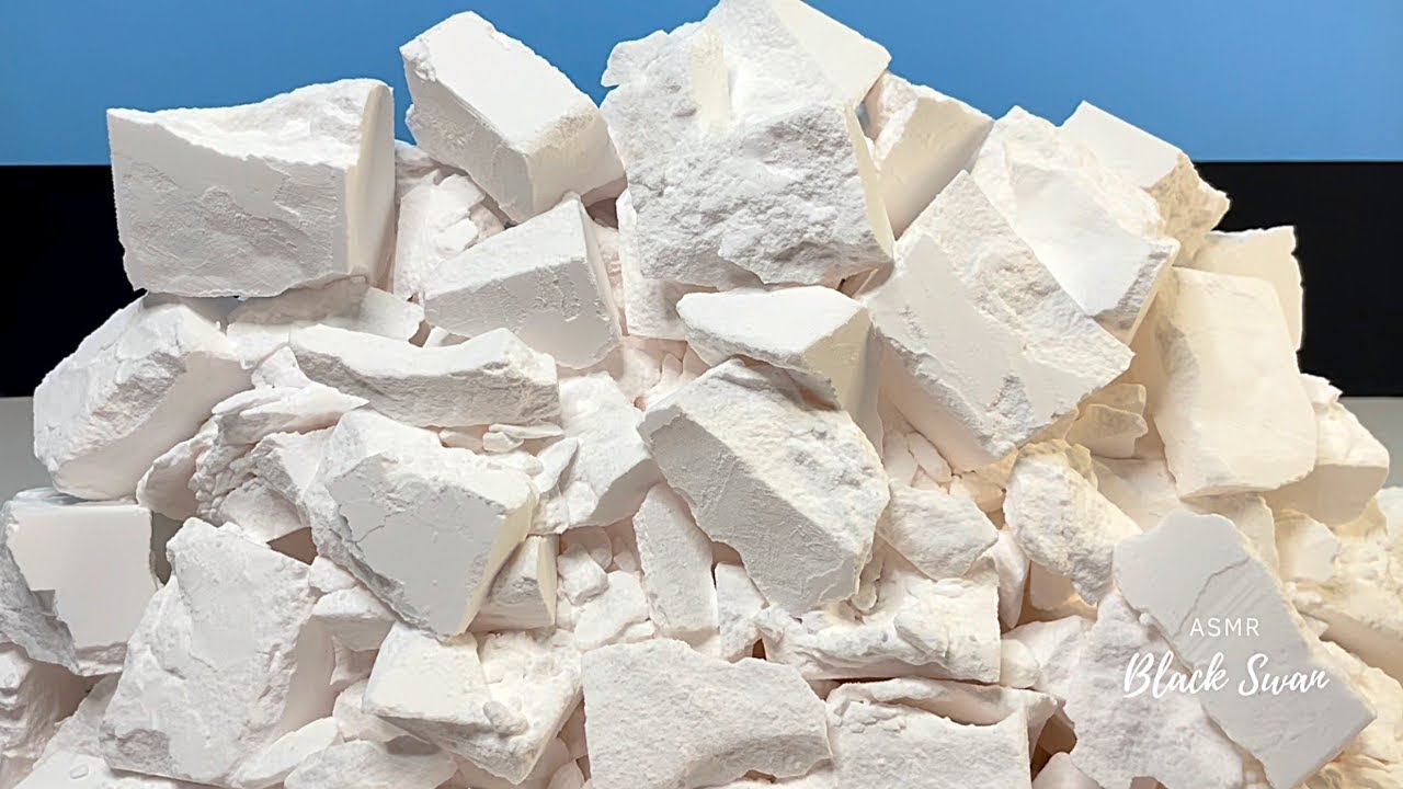 Plain Jane ASMR Baking Soda Chunks | Mass Crush #stressrelief