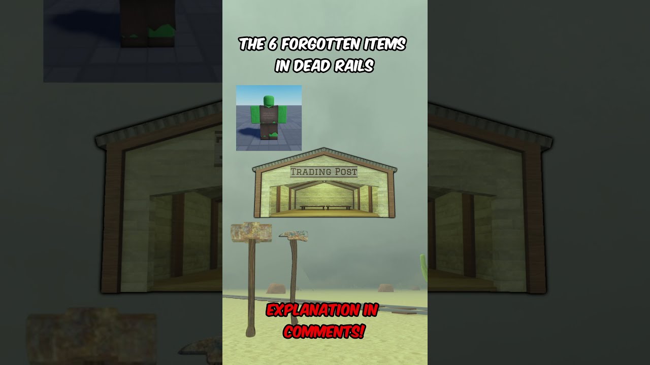 THE FORGOTTEN DEAD RAIL ITEMS Roblox Deadrails