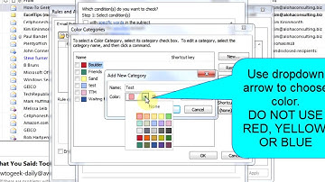How to Create a "Waiting for Answer" rule (Outlook 2010) - Turner Time Management