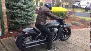 Indian Scout Bobber Start Up With Bani