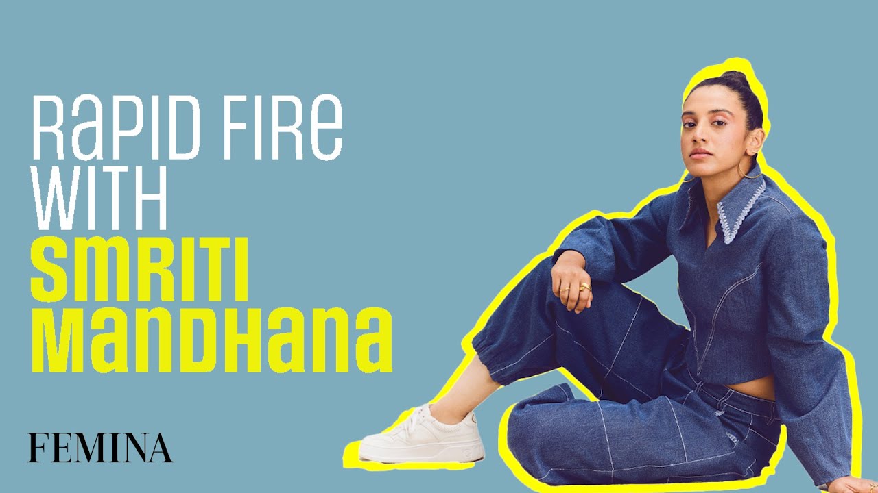 Смрити Мандхана принимает участие в увлекательном испытании «Быстрый огонь» | Femina India