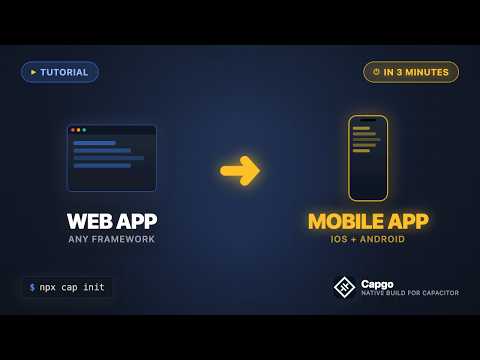 Turn Any Web App into a Mobile App in 3 Minutes