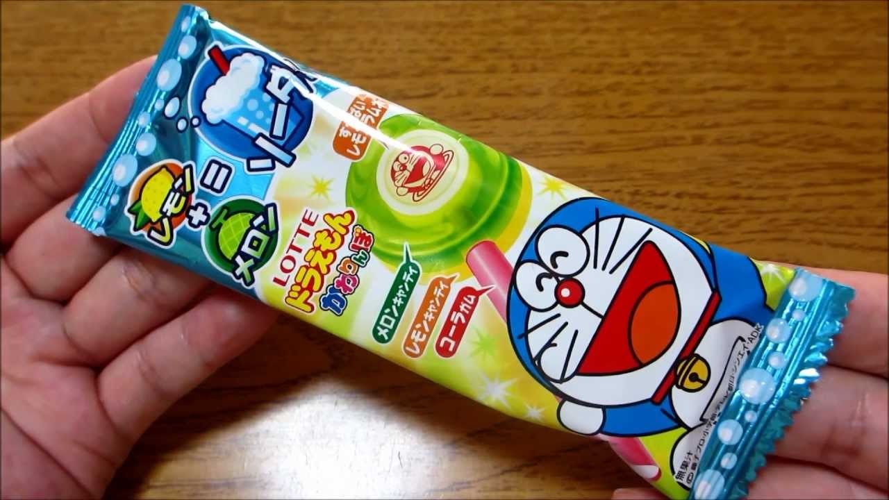 ロッテ ドラえもん かわりんぼ Doraemon Gum Candy đoremon かわりん棒 製造中止 Youtube