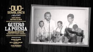 Video thumbnail of "012 Quiero la poesía (Carlos Roca) - Duo Semblanza"