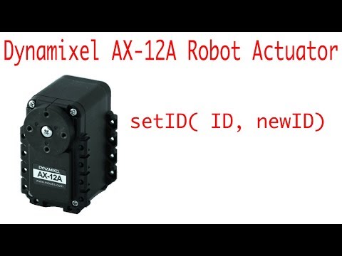 How to set Dynamixel servo ID using an Arduino ?