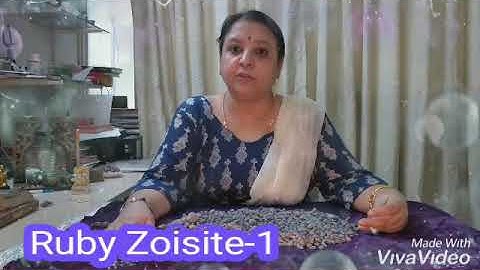Ruby Zoisite healing properties in hindi  , ruby oicite  stone, crystal therapist gitu mirpuri
