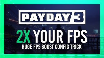 HUGE FPS Boost Tip (From 60 to 110+!) | PAYDAY 3 | 60%+ FPS Boost Guide