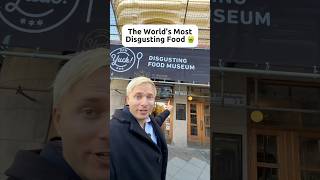 World’s Most Disgusting Food?! 👀 #malmo #sweden #swedish #disgusting #food #museum #goviral #fyp