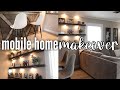 MOBILE HOME LIVING ROOM REFRESH | part 1 of the living room transformation | MOBILE HOME MAKEOVER