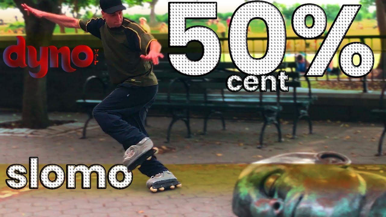 50percent   skating in NYC via slow motion