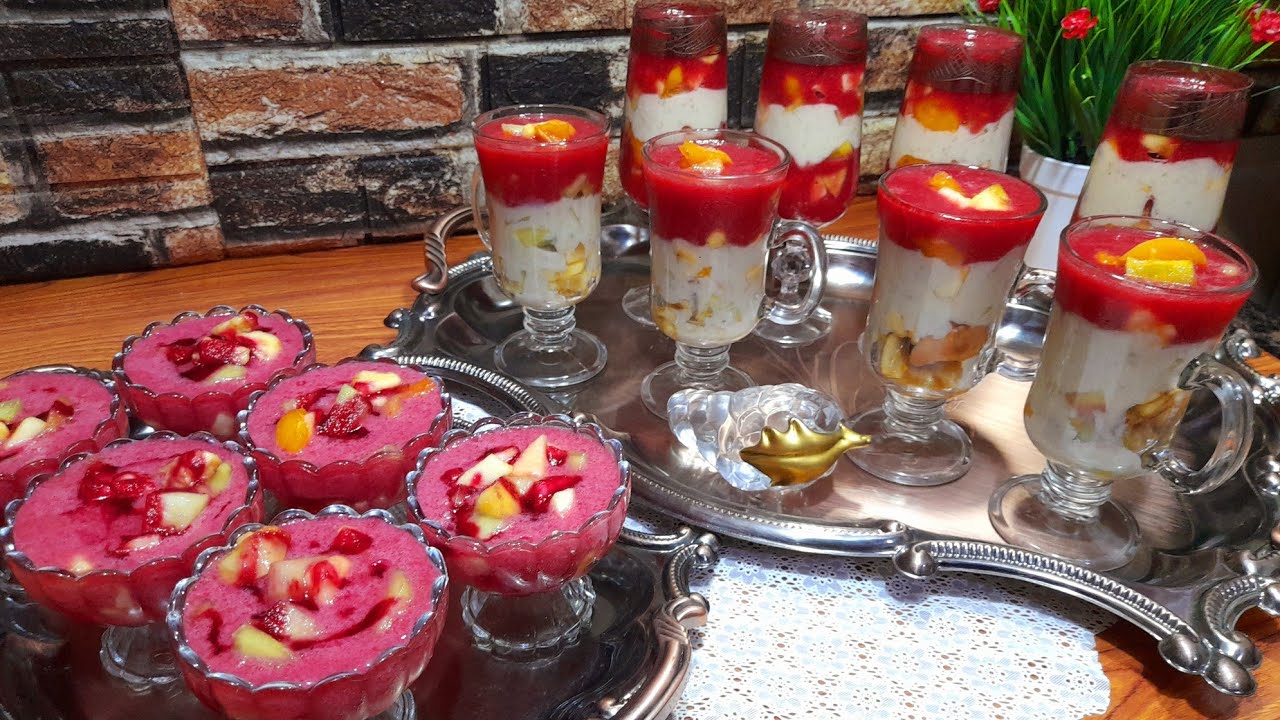 كوكتيل الفواكه بتاع محلات العصير او (سلطه الفواكه او الفخفخينا )روعه