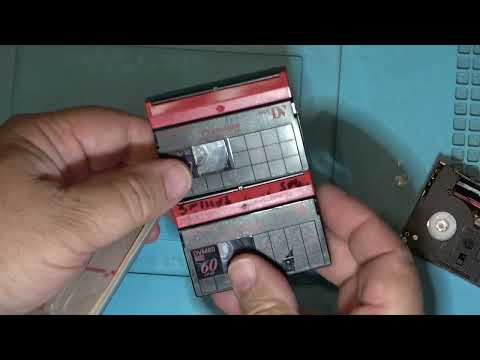 Repair and Recovery of a Moldy,  snapped and damaged Mini DV tape