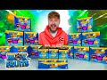 Unboxing 100 mystery blox fruit plushies free code