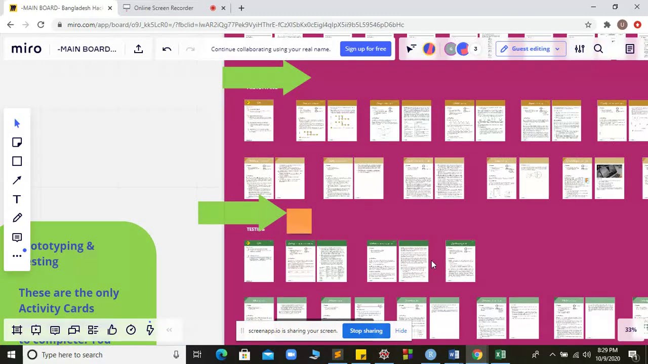 Miro Overview - UNLEASH Hacks Bangladesh 2020