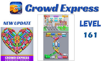 Crowd Express Level 161 Walkthrough 🚦 | Step-by-Step Solution | Go Answer