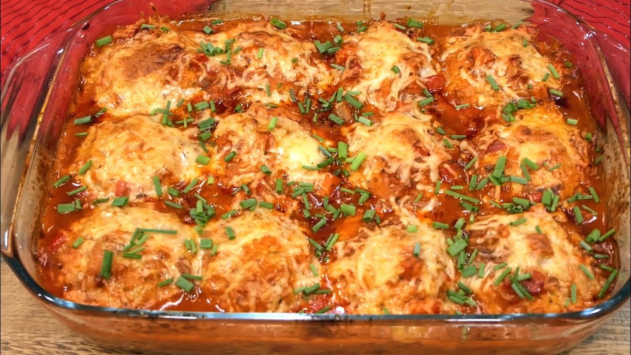 Делаю уже 20 лет, ни разу не подвел! Вкусный ужин из мясного фарша!