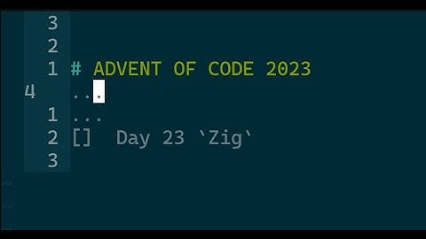Advent Of Code 2023 Day 23, Zig