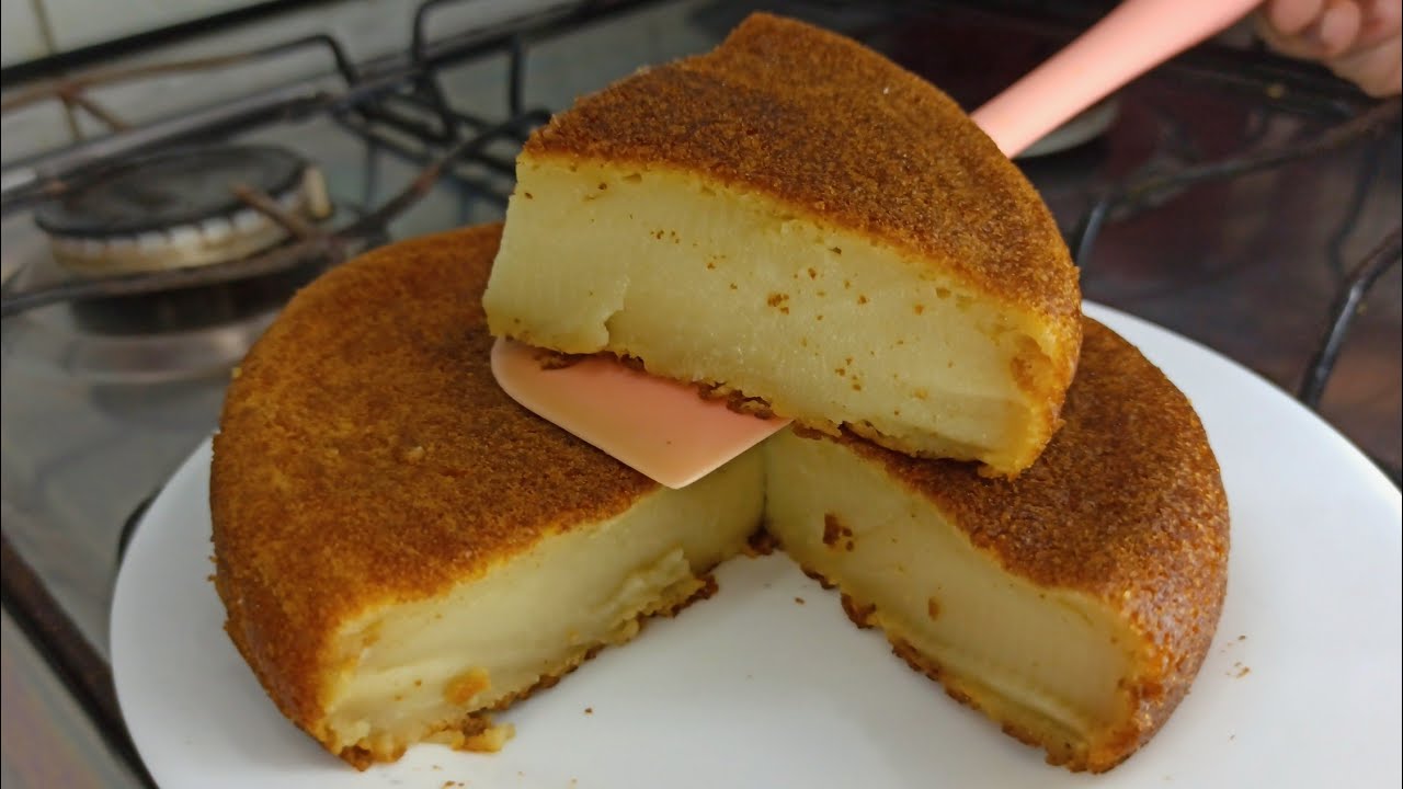 BOLO MOLE DE LEITE DE FRIGIDEIRA COM SÓ 1 OVO-PARA O CAFÉ DA MANHÃ É MELHOR DO QUE O DA PADARIA