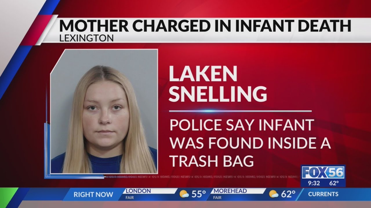 Lexington mother charged after baby found inside trash bag in closet ...