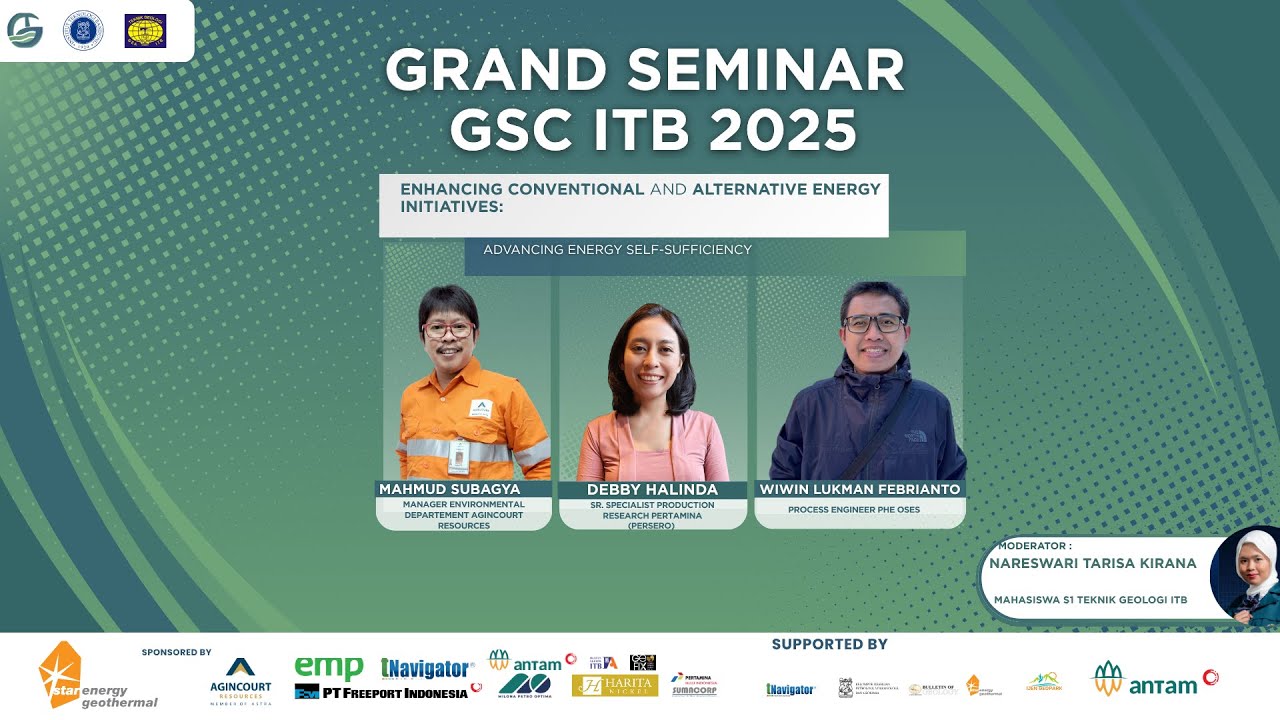 𝐆𝐑𝐀𝐍𝐃 𝐒𝐄𝐌𝐈𝐍𝐀𝐑: “GEOLOGI STUDENT COMPETITION ITB 2025”